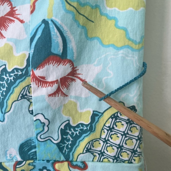 Ruby Rox Dress Womans SZ 3 Aqua Floral Strapless Zip With Tule Under Skirt - Picture 6 of 7